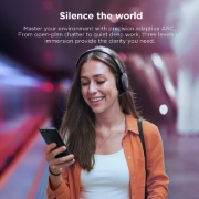 Afbeeldingen van Lenovo 4XD1T60925 hoofdtelefoon/headset Draadloos Hoofdband Kantoor/callcenter USB Type-C Bluetooth Grijs