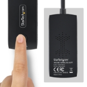 Picture of StarTech.com Wireless USB-C to HDMI Extender for Meeting Rooms and Huddle Spaces, 4K 60Hz, 65ft Range, USB Powered, Plug-and-Play Transmitter and Receiver Kit