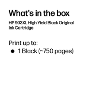 Image de HP 903XL Cartouche d’encre noire grande capacité authentique
