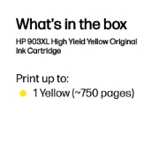 Picture of HP 903XL High Yield Yellow Original Ink Cartridge