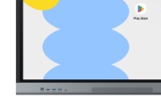 Picture of Samsung LH75WAFPLGC interactive whiteboard 190.5 cm (75") 3840 x 2160 pixels Touchscreen Black, Grey