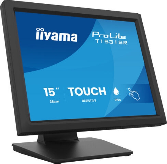 Picture of iiyama ProLite T1531SR-B2S computer monitor 38.1 cm (15") 1024 x 768 pixels XGA Touchscreen Tabletop Black
