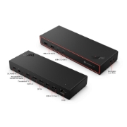 Image de Lenovo TP TBT4 Dock G2 7000 - EU Station d'accueil Thunderbolt 4 Noir