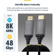 Picture of StarTech.com 8K-A-15M-HDMI-CABLE HDMI cable HDMI Type A (Standard) Black
