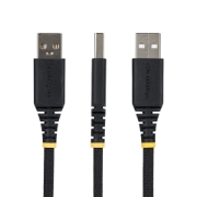 Image de StarTech.com Câble de Charge Rapide USB-A vers USB-C de 2m, 15W 3A, Gaine Tressée Double Couche Nylon/TPE, Câble de Charge USB-A vers Type C Durable, Câble USB A vers USB C