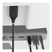 Picture of StarTech.com 2m USB-C to HDMI Adapter Cable, Gripping HDMI Connector, 4K 60Hz, Thunderbolt Compatible, HDR, Uni-Directional Cord for MacBook, Dell, HP, Lenovo