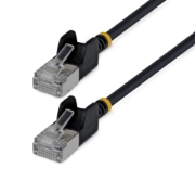 Image de StarTech.com N6APATSTP34BKS80CM câble de réseau Noir 0,8 m Cat6a U/FTP (STP) Rond