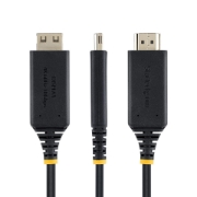 Picture of StarTech.com 1m USB-C to HDMI Adapter Cable, Gripping HDMI Connector, 4K 60Hz, Thunderbolt Compatible, HDR, Uni-Directional Cord for MacBook, Dell, HP, Lenovo