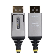 Image de StarTech.com Câble Optique Actif Hybride (AOC) DisplayPort 1.4 de 40m, CMP Plenum, 8K 60Hz, 32,4 Gbps, Câble DisplayPort Actif