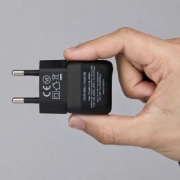 Picture of StarTech.com 30W USB‑C Wall Charger, Portable GaN Charger with USB Power Delivery Fast Charging, GaN 5V/9V/15/20V PD, USB-C Charger, Black