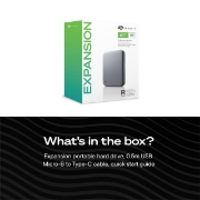 Afbeeldingen van Seagate Expansion externe harde schijf 2 TB 2.5" USB Type-C Zwart