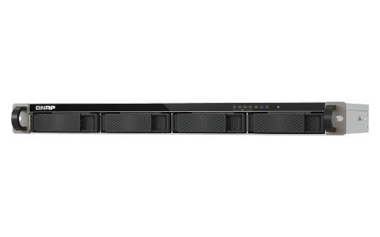 Afbeeldingen van QNAP TS-432XeU NAS Rack (1U) 4 GB DDR4 0 TB QNAP QTS Zwart, Grijs
