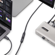 Image de StarTech.com Câble Prolongateur USB4 de 60cm, 40Gbps, Compatible Thunderbolt 4, Charge 240W, 8K 60Hz/4K 240Hz, USB-C Mâle vers Femelle