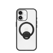 Afbeeldingen van OtterBox Symmetry Stand MagSafe Camera Control Apple iPhone 17 Umbra - clear/black