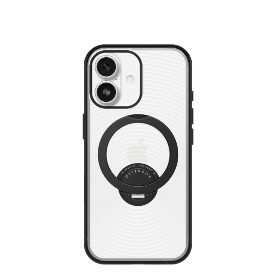 Afbeeldingen van OtterBox Symmetry Stand MagSafe Camera Control Apple iPhone 17 Umbra - clear/black