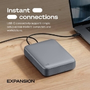 Picture of Seagate Expansion STNP4000400 external hard drive 24 TB 3.5" USB Type-C Grey